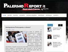 Tablet Screenshot of palermoreport.it